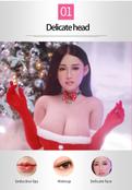 AYIYUN Rong Er high quality realistic breasts real silicone sex dolls realistic vagina anal mouth female sex dolls male sexy from automaticwoman